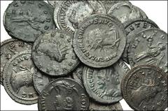 ROMAN. Imperial. Antoniniani from Trebonianus Gallus to Quintillus. Includes: Trebonianus Gallus (3) // Valerian I (2) // Gallienus (6) // Valerian II (2) // Salonina (4) // Postumus (2) // Quintillus