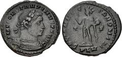 Roman Imperial Partial Hoard of thirty-two (32) Æ Folles from the mints of London, Lyon, and Trier. . Includes: Londinium (London) mint (18). Constantine I (15). RIC VI 121a; C&T 6.02.010 (2) // RIC V
