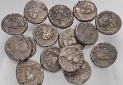 Large Lots ROMAN. Provincial. Lot of fifteen (15) Alexandrian BI Tetradrachms. Includes: various emperors and reverse types. Near Fine to Near VF. LOT SOLD AS IS, NO RETURNS. Fifteen (15) coins in lot