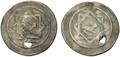 'Abbasid Caliphate 'Abbasid Caliphate. temp. Al-Muqtadir. Second reign, AH 296-317 / AD 908-929. AR Donative Dirham (26mm, 3.87 g, 2h). Pictorial type. Without mint-name. Undated. On both sides: Hare 