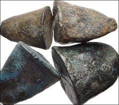 GREEK. Magna Graecia & Sicily. Æ of Sicily, Akragas. Includes: one (1) Tetras, two (2) Triases, and one (1) Hexas(?) . Fair-Fine, green patina, the tetras has a graffito (A) on its base. LOT SOLD AS I