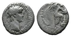 Roman Provincial (Silver, 1.69g 13mm)Nero AR Hemidrachm, Caesarea Nero (54-68 AD). AR Hemidrachm . Cappadocia, Caesarea, struck c. AD 59-60. Obv. NERO CLAVD DIVI CLAVD F CAESAR AVG GERMANI, Laureate h