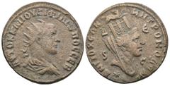 Provincial Philippus I. Arabs. (244-249 AD). Æ Bronze. Seleucis and Pieria. Antioch. Obv: laureate bust of Philippus I. Arabs right. Rev: bust of Tyche right. Weight 12.77 gr - Diameter 29 mm