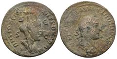 Provincial Philippus I. Arabs. (244-249 AD). Æ Bronze. Seleucis and Pieria. Antioch. Obv: laureate bust of Philippus I. Arabs right. Rev: bust of Tyche right. Weight 14.01 gr - Diameter 30 mm