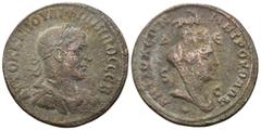 Provincial Philippus I. Arabs. (244-249 AD). Æ Bronze. Seleucis and Pieria. Antioch. Obv: laureate bust of Philippus I. Arabs right. Rev: bust of Tyche right. Weight 16.28 gr - Diameter 30 mm