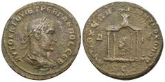 Provincial Philippus I. Arabs. (244-249 AD). Æ Bronze. Seleucis and Pieria. Antioch. Obv: laureate bust of Philippus I. Arabs right. Rev: temple. Weight 13.09 gr - Diameter 32 mm