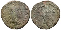 Roman Provincial Philippus I. Arabs. (244-249 AD). Æ Bronze. Seleucis and Pieria. Antioch. Obv: laureate bust of Philippus I. Arabs left. Rev: bust of Tyche right. Weight 11.41 gr - Diameter 28 mm