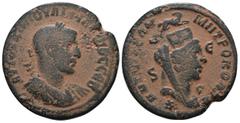 Roman Provincial Philippus I. Arabs. (244-249 AD). Æ Bronze. Seleucis and Pieria. Antioch. Obv: laureate bust of Philippus I. Arabs right. Rev: bust of Tyche right. artificial sandpatina.Weight 14,16 