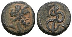 Greek Mysia, Pergamum. AE 16; Mysia, Pergamum; 133-27 BC, AE . . Artificial sandpatina.Weight 3,61 gr - Diameter 14 mm
