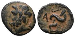 Greek Mysia, Pergamum. AE 16; Mysia, Pergamum; 133-27 BC. . Artificial sandpatina.Weight 2,00 gr - Diameter 13 mm
