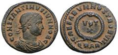 Roman Imperial Constantinus I AE Nummus, Constantinus I 'the Great' (306-337 AD). AE Nummus. Artificial sandpatina. Weight 2,87 gr - Diameter 18 mm