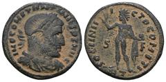 Roman Imperial Constantinus I AE Nummus, Sol reverse Constantinus I 'the Great' (306-337 AD). AE Nummus. Artificial sandpatina. Weight 3,13 gr - Diameter 18 mm