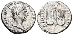 ROMAN IMPERIAL Lycia. Lycian League. Trajan AD 98-117. Drachm AR Weight 2,99 gr - Diameter 16 mm.