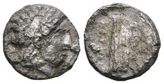 Greek GREEK COINS Lycia, Lycian Union, circa 515-480, AR. Hemidrachm - Obverse: head of Apollo on the right Reverse: galley or lyre Weight 2,00 gr - Diameter 11 mm.