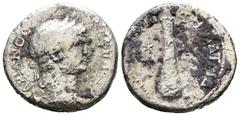 Roman Provincial CAPPADOCIA. Caesarea. Hadrian (117-138). Didrachm. Obv: ΑΔΡΙΑΝΟС СЄΒΑСΤΟС. Laureate head right. Rev: ΥΠΑΤΟС Γ ΠΑΤΗΡ ΠΑΤΡΙΔΟС. Club. Weight 5,35 gr - Diameter 19 mm.