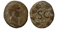 Roman Provincial SYRIA, Seleucis and Pieria. Antioch. Nerva, 96-98. Ae (bronze, 12.99 g, 27 mm). IMP CAESAR NERVA AVG III COS Laureate head of Nerva to right. Rev. Large S•C; below, Ϛ; all within laur