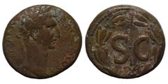 Roman Provincial SYRIA, Seleucis and Pieria. Antioch. Nerva, 96-98. Ae (bronze, 14.95 g, 26 mm). IMP CAESAR NERVA AVG III COS Laureate head of Nerva to right. Rev. Large S•C; below, B; all within laur