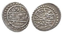 Islamic Coins ISLAMIC, Ottoman Empire. Mehmed II Fatih ('the Conqueror'). First reign, AH 848-850 / AD 1444-1446. AR Akçe. Serez (Serres) mint. Dated AH 722 (AD 1444/5). Damalı 7-SE-G1; Album 1304; IC