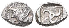 Greek DYNASTS OF LYCIA. Kuprilli. (Circa 480-440 BC). AR Tetrobol. 2.68 g. 13.90 mm.