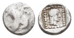 Greek DYNASTS OF LYCIA. Uvug. (Circa 470-440 BC). AR Obol. 0.67 g. 9 mm.