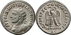 PROVINZIALPRÄGUNGEN Seleukis und Pieria Antiochia am Orontes Philippus I. Arabs, 244-249 Tetradrachme 247. Büste mit Strahlenkrone und Kürass mit Gorgoneion links / Adler mit Kranz. 6h. McAlee 925; Pr