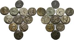 Römische Provinzialprägungen Ägypten Alexandria. Antoninus Pius Billon-Tetradrachmen Jahr 4 (= 140/141), Jahr 8 (= 144/145), Jahr 9 (= 145/146) (2), Jahr 11 (= 147/148), Jahr 22 (= 158/159). - für Mar