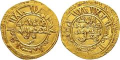 Rebellion against the Fatimid Caliphate in Ifrîqiya Anonymous Dinar 42(9?) H, mint off flan. In circle: lâ ilâha illâ llâh / muhammad rasûl allâh, below mint mark sîn, inner marginal legend: lâ ilâha 