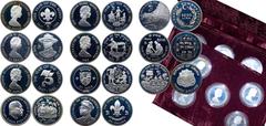 Ascension and Tristan da Cunha Saint Helena 1983 East Caribbean States, Turkey, Ascension, Cook, Nepal, St Helena, Ghana, Liberia, Sierra Leone, Gambia 11 Countries' Coins Set (International Year of t
