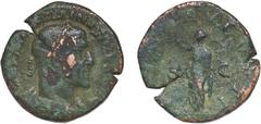 Ancient Coins Rome Roman Empire 235 - 236 AE Sestertius - Maximinus Thrax (PAX AVGVSTI S C; Pax) Bronze Rome Mint 15.9g VF RIC IV.2 58 OCRE ric.4.max_i.58