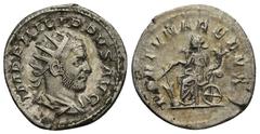 ROMAN IMPERIAL Philip I. Arabs (244-249 AD). AR Antoninianus (22mm, 3.57 g), Rome. Obv. IMP PHILIPPVS AVG, Radiate, draped and cuirassed bust ro right, seen from behind. Rev. FORTVNA REDVX, Fortuna se