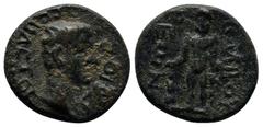 ROMAN PROVINCIAL LYCIA. Balbura. Caligula (37-41). Ae. (19mm, 5.1 g) Obv: ΓAIOC CEBACTOC. Bare head right. Rev: BAΛBOY / PEωN. Herakles standing facing, holding club and lion skin