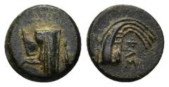 GREEK LYCIA, Phaselis. Circa 250-210 BC. AE. (1.2 Gr. 10mm.) Prow of a galley right Rev. ΦAΣ, stern of galley right.