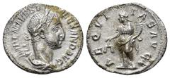 ROMAN IMPERIAL SEVERUS ALEXANDER. Denarius. (19mm, 2.18 g). 226 AD Rome. Anv: Laureate and draped bust of Alejandro Severo on the right, around the legend: IMP CM AVR SEV ALEXAND AVG. Rev: Aequitas sh