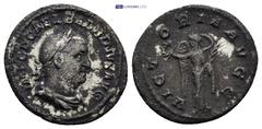 ROMAN IMPERIAL Balbinus, 238. Denarius (Silver, 18mm, 2.38 g), Rome, circa April-June 238. IMP C D CAEL BALBINVS AVG Laureate, draped and cuirassed bust of Balbinus to right. Rev. VICTORIA AVGG Victor