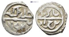 ISLAMIC OTTOMAN EMPIRE. Bayazid I (791-804 AH / 1389-1402 AD). Uncertain mint. Dated AH 792 (AD 1389). AR Akçe (12mm, 1.15 g) Obv: Naskh legend, pellet above: Beyazid | bin Murad. Rev: Naskh legend: k