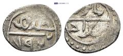 ISLAMIC OTTOMAN EMPIRE. Bayazid I (791-804 AH / 1389-1402 AD). Uncertain mint. Dated AH 792 (AD 1389). AR Akçe (14mm, 1.11 g) Obv: Naskh legend, pellet above: Beyazid | bin Murad. Rev: Naskh legend: k