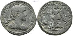 ROMAN PROVINCIAL PISIDIA. Antioch. Gordian III (238-244). Ae. (32mm, 25.44 g). Obv: IIMP CAES M ANT GORDIAN(O)VS AVG; laureate, draped and cuirassed bust of Gordian III, right, seen from rear. Rev: VI