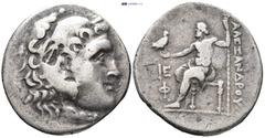 GREEK LYCIA. Phaselis. Ca. 218-185 BC. AR tetradrachm (32mm, 16.2 g). Late posthumous issue in the name and types of Alexander III the Great of Macedon, dated Civic Year 15 (204/3 BC). Head of Heracle