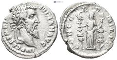 ROMAN IMPERIAL Didius Julianus (28 March-1 June AD 193). AR Denarius (2.9 Gr. 17mm.).Rome. Laureate head of Didius Julianus right Rev. Concordia standing facing, head left, grounded aquila in right ha