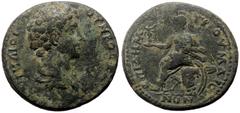 Roman Provincial Lydia, Maeonia. Marcus Aurelius. AE. (Bronze, 7.76 g. 23 mm.) ca 139-146. Lydia, Maeonia. Marcus Aurelius. AE. (Bronze, 7.76 g. 23 mm.) ca 139-146. Obv: Μ ΑΥΡΗΛΙOϹ OΥΗΡΟϹ ΚΑΙ. Bare-he