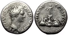 Roman Provincial Cappadocia, Caesarea, Nerva (96-98) AR didrachm (Silver, 22mm, 6.29 g) struck 1-27 Jan. 98. Cappadocia, Caesarea, Nerva (96-98) AR didrachm (Silver, 22mm, 6.29 g) struck 1-27 Jan. 98.