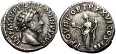 Roman Imperial Marcus Aurelius (161-180). AR, Denarius. (Silver, 2.80 g. 18 mm.) Rome. Marcus Aurelius (161-180). AR, Denarius. (Silver, 2.80 g. 18 mm.) Rome. Obv: IMP AVREL ANTONINVS AVG. Head of Mar