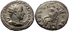 Roman Imperial Gordian III (238-244)P AR Antoninianus, Antioch, 243. Gordian III (238-244)P AR Antoninianus, Antioch, 243. Obv: IMP GORDIANVS PIVS FEL AVG, radiate and cuirassed bust of Gordian III ri