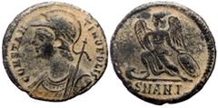 Roman Imperial Constantine I The Great (306-337). AE, Follis. (Bronze, 2.31 g. 18 mm.) Antioch. Commemorative Series. Constantine I The Great (306-337). AE, Follis. (Bronze, 2.31 g. 18 mm.) Antioch. C
