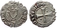 Medieval Levon V, AR, 1 Denier, (Silver, 0.53 g. 16 mm.) Cilician Armenian. 1374-1375 AD. Levon V, AR, 1 Denier, (Silver, 0.53 g. 16 mm.) Cilician Armenian. 1374-1375 AD. Obv: ԼԵԻՈՆ ԹԱԳ (Levon ki), Fa