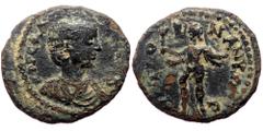 Roman Provincial *Very interesting, possibly unpublished) Unreaserched Roman Provincial Coin AE (Bronze, 2,18g, 19mm) Salonina (253-268)