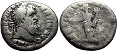 Roman Imperial coins *Scarce* Pertinax (193) AR Denarius (Silver, 2.60g, 18mm) Rome Obv: IMP CAES P HELV PERTIN AVG, laureate head right Rev: AEQVIT AVG TR P COS II, Aequitas, draped, standing left, h
