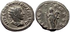 Roman Imperial Coins Scarce, not too often seen on the market* Gordian III (238-244) AR Antoninianus (Silver, 4.28g, 22mm) Rome, 243-244. Obv: IMP GORDIANVS PIVS FEL AVG, radiate, draped bust of Gordi