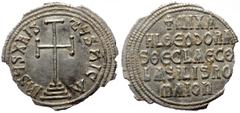 Byzantine coins *not a very often seen on the arket* Michael III, Theodora and Thecla (842-867) AR Miliaresion (Silver, 22mm, 1.73g) Constantinople, ca 842-856. Obv: IhSUS XRISTUS NICA, cross potent o