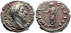 Roman Imperial Marcus Aurelius (161-180) AR Denarius (Silver, 3.29g, 18mm) Rome, 172-173. Obv: M ANTONINVS-AVG TR P XXVII, laureate head of Marcus Aurelius right Rev: IMP VI-COS III, Marcus Aurelius s